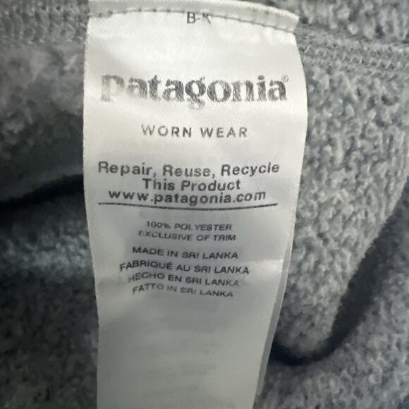 Patagonia Better Sweater Full Zip 25881 Heather Gray Medium embroidered surgery - Picture 8 of 12